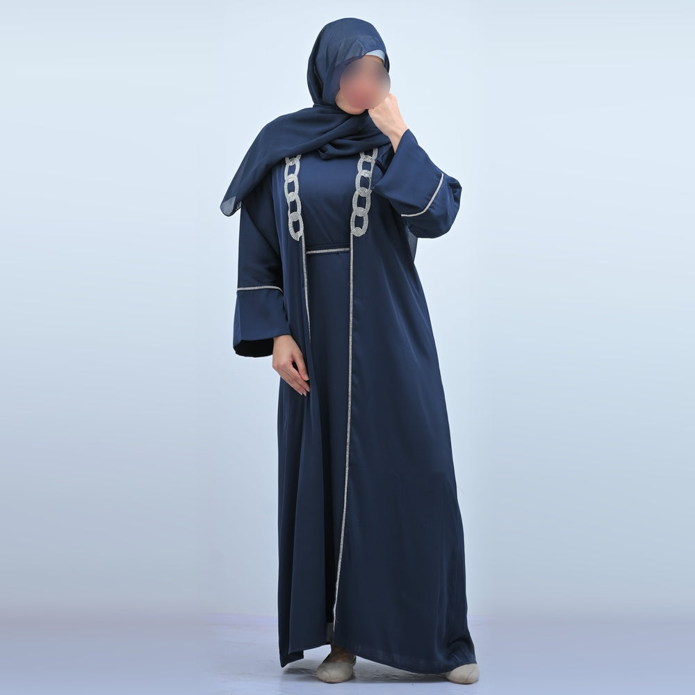 AUDI HANDWORK JACKET BURQA (with Hijab)
