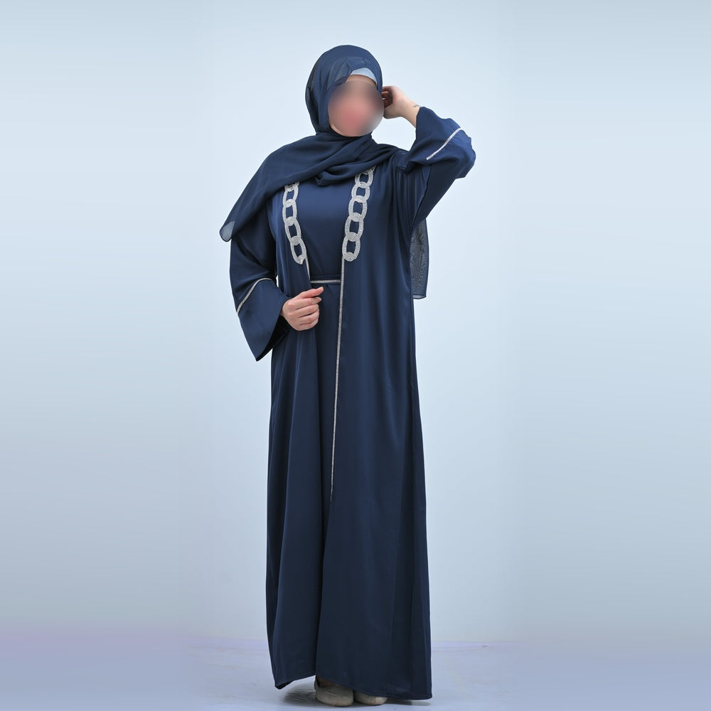 AUDI HANDWORK JACKET BURQA (with Hijab)