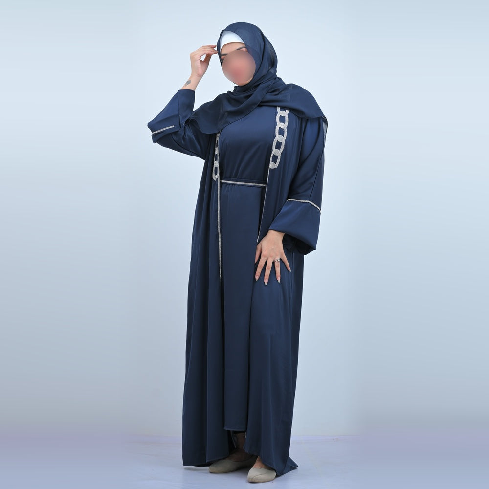 AUDI HANDWORK JACKET BURQA (with Hijab)
